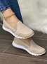 Respirável Dividido Joint Confortável Slip-On Andando Sapatos