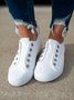 Mulheres Casual Slip-On Lona Sapatos