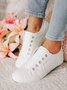 Mulheres Casual Slip-On Lona Sapatos
