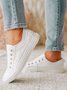 Mulheres Casual Slip-On Lona Sapatos