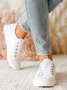 Mulheres Casual Slip-On Lona Sapatos