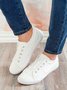 Mulheres Casual Slip-On Lona Sapatos