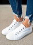 Mulheres Casual Slip-On Lona Sapatos