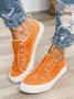 Mulheres Casual Slip-On Lona Sapatos