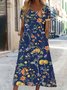 Casual Jersey Solto Vestido