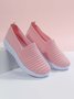 Grande Tamanho Respirável Slip-On Esporte Sapatilhas