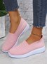 Grande Tamanho Respirável Slip-On Esporte Sapatilhas