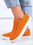 Mulheres Casual Slip-On Lona Sapatos