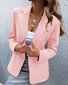 Mulheres Simples Regular Solto Blazer