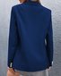 Mulheres Simples Regular Solto Blazer