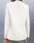 Mulheres Simples Regular Solto Blazer