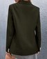 Mulheres Simples Regular Solto Blazer