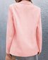 Mulheres Simples Regular Solto Blazer
