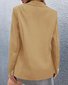 Mulheres Simples Regular Solto Blazer