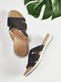 Mulheres Confortável Feito à mão Simples Chinelo