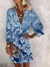 Solto Gola  V Casual Vestido