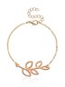Diário Casual Folha Padrão metal pulseira Joalheria