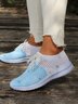 Estrela Cor Quadra Com cordões Frente Respirável Flyknit Corrida Sapatos