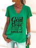 Casual frase Solto Camisa